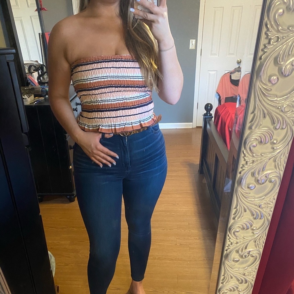 BKE strapless top